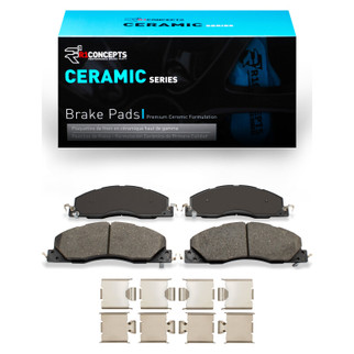 R1 09-18 Dodge Ram 3500 Front Ceramic Pads & Hardware Kit
