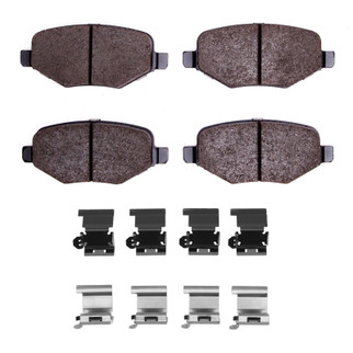 R1 13-16 Lincoln MKT Rear Ceramic Pads & Hardware Kit