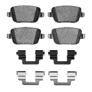 R1 08-12 Land Rover LR2 Rear Ceramic Pads & Hardware Kit