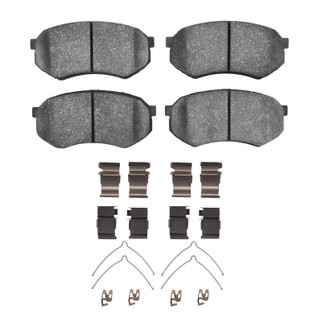 R1 89-04 Mitsubishi FUSO FE Front Optimum OE Pads & Hardware Kit