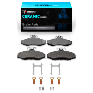 R1 97-04 Daewoo Nubira Rear Ceramic Pads & Hardware Kit