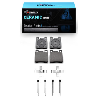 R1 94-00 Mercedes-Benz CLK320 Rear Ceramic Pads & Hardware Kit