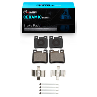 R1 92-95 Mercedes-Benz 400E Rear Ceramic Pads & Hardware Kit