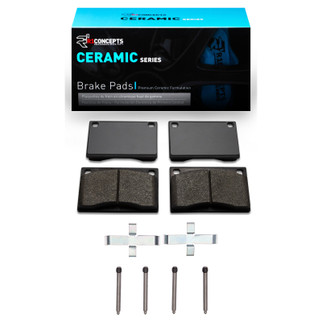 R1 75-84 Volvo 244 Front Ceramic Pads & Hardware Kit