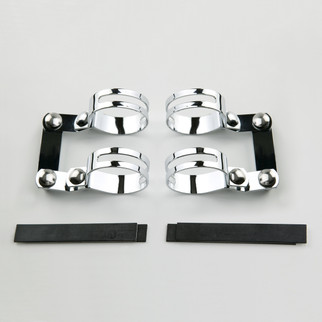 Windscreen Mount Kit Chrome Hon