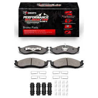 R1 90-06 Jeep Wagoneer Front Performance Off-Road/Tow Brake Pads & Hardware Kit