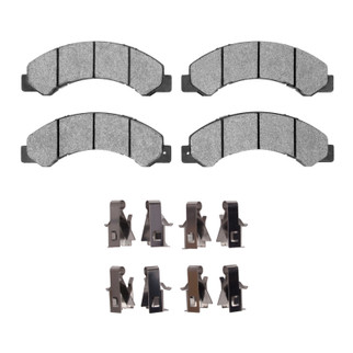 R1 12-20 Hino 155 Fr and Rr Semi Met Pads & Hardware Kit