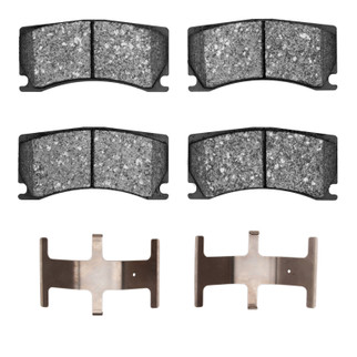 R1 08-20 Jaguar XKR Front/Rear Semi Met Pads & Hardware Kit