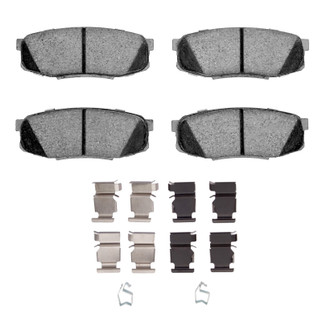 R1 07-22 Lexus LX570 Rear Semi Met Pads & Hardware Kit