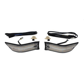 Cowl Light Kit Black Drl+sequential Led Hon