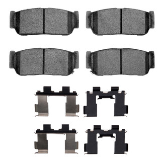 R1 03-09 Kia Sorento Rear Semi Met Pads & Hardware Kit