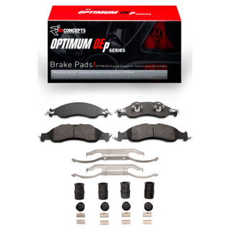 R1 07-09 Ford Expedition Front Optimum OE Pads & Hardware Kit