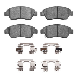 R1 93-97 Honda Civic DEL SOL Front Semi Met Pads & Hardware Kit