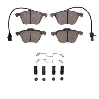 R1 01-03 Volkswagen EuroVan Front Semi Met Pads & Hardware Kit