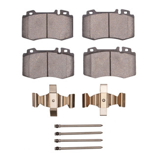 R1 07-13 Mercedes-Benz E350 Front Semi Met Pads & Hardware Kit