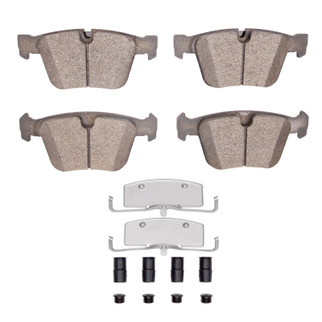DFC 07-14 Mercedes-Benz R63 AMG Rear 5000 Advanced Low Metallic Brake Pads and Hardware Kit