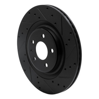 DFC 08-25 Audi SQ5 Sportback Rear Right Drilled & Slotted Black Brake Rotor