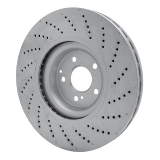 DFC 08-21 Mercedes-Benz C63 AMG Front Drilled GeoSPEC Coated Rotor