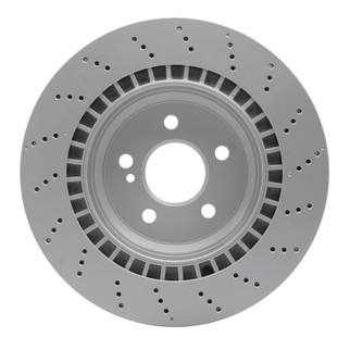 DFC 10-14 Mercedes-Benz CL550 Rear Drilled GeoSPEC Coated Rotor