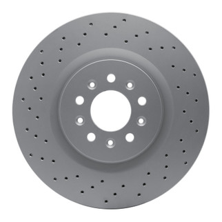 DFC 05-06 Ford GT Front Drilled GeoSPEC Coated Rotor
