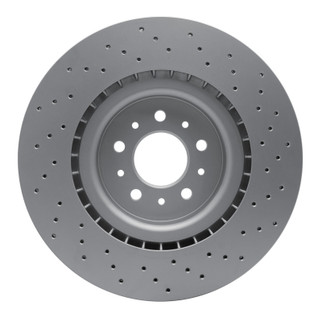 DFC 05-06 Ford GT Front Drilled GeoSPEC Coated Rotor