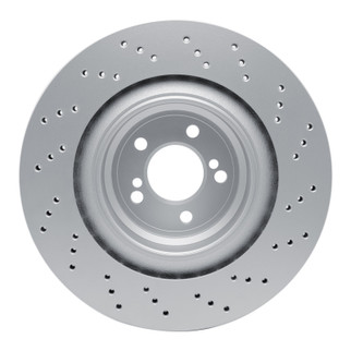 DFC 15-19 BMW X5 Left Rear Drilled GeoSPEC Coated Rotor