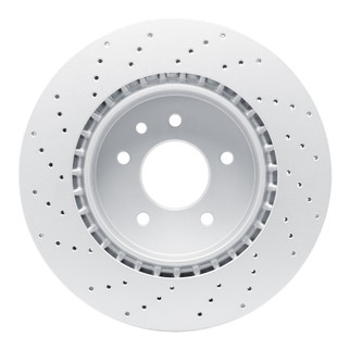 DFC 00-06 Jaguar XKR Rear Drilled GeoSPEC Coated Rotor