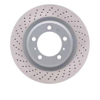 DFC 12-16 Porsche 911 Left Rear Drilled GeoSPEC Coated Rotor