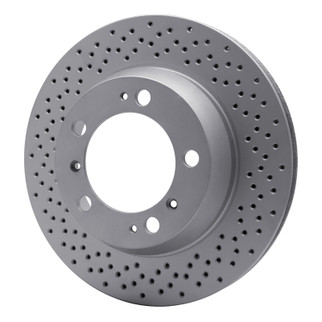 DFC 00-08 Porsche Cayman Rear Drilled GeoSPEC Coated Rotor