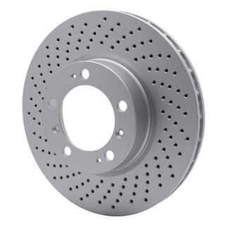 DFC 98-12 Porsche Boxster Left Front Drilled GeoSPEC Coated Rotor
