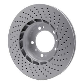 DFC 98-12 Porsche Boxster Left Front Drilled GeoSPEC Coated Rotor