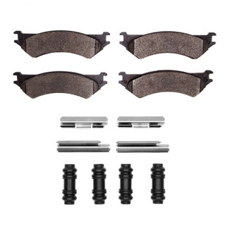 R1 99-07 Ford E-150 Econoline Rear Semi Met Pads & Hardware Kit