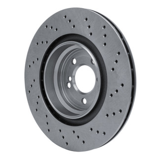 DFC 15-20 BMW M2 Left Rear Drilled Brake Rotor