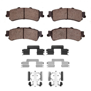 R1 03-07 Chevrolet Silverado 1500 Rear Semi Met Pads & Hardware Kit