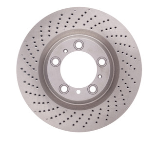 DFC 07-13 Porsche 911 Left Rear Drilled Brake Rotor