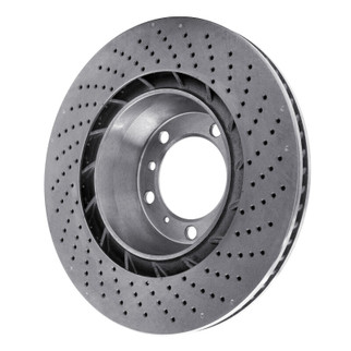 DFC 07-13 Porsche 911 Left Rear Drilled Brake Rotor