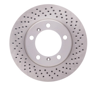 DFC 05-08 Porsche Boxster Right Front Drilled Brake Rotor