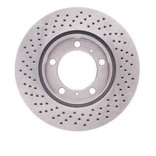 DFC 05-08 Porsche Boxster Right Front Drilled Brake Rotor