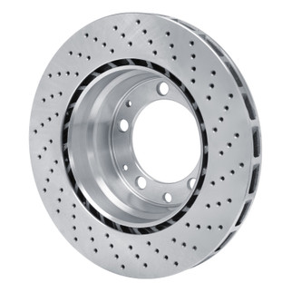 DFC 78-89 Porsche 930 Left Rear Drilled Brake Rotor