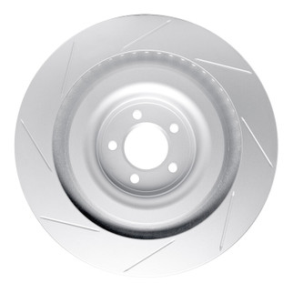 DFC 08-09 Jaguar XKR Left Front GeoSPEC Coated Rotor - Slotted