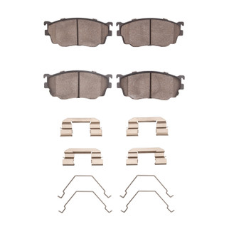 R1 98-03 Mazda Protege Front Semi Met Pads & Hardware Kit