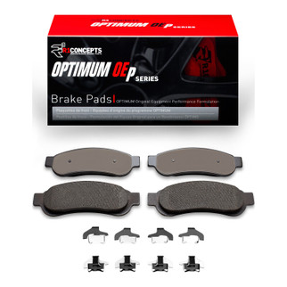 R1 05-10 Ford F-350 Super Duty 2WD Rear Optimum OE Pads & Hardware Kit
