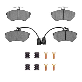 R1 94-95 Volkswagen Jetta Sedan Front Semi Met Pads & Hardware Kit