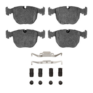 R1 00-03 BMW 540I Front Semi Met Pads & Hardware Kit