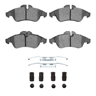 DFC 02-06 Dodge Sprinter 3500 Front 5000 Advanced Low Metallic Brake Pads and Hardware Kit
