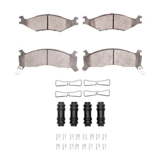R1 95-97 Kia Sportage (USA/Canada) Front Semi Met Pads & Hardware Kit