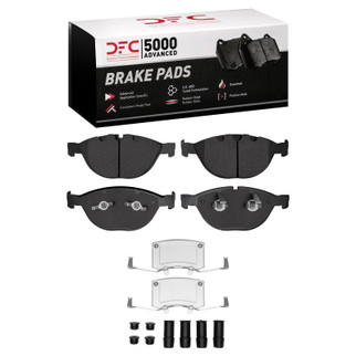 DFC 04-12 BMW M6 Front 5000 Advanced Low Metallic Brake Pads and Hardware Kit