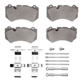 DFC 04-05 Ferrari 360 Front 5000 Advanced Low Metallic Brake Pads and Hardware Kit