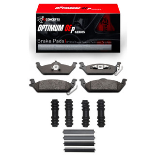 R1 03-04 Dodge Dakota RWD Rear Optimum OE Pads & Hardware Kit