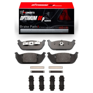 R1 03-05 Lincoln Aviator Rear Optimum OE Pads & Hardware Kit